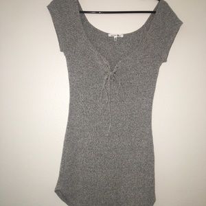 Grey mini dress